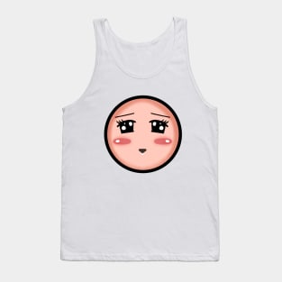 Shy Emoji Tank Top